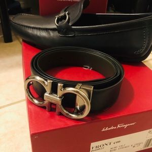 Salvatore ferragamo size 10 with belt size 36
